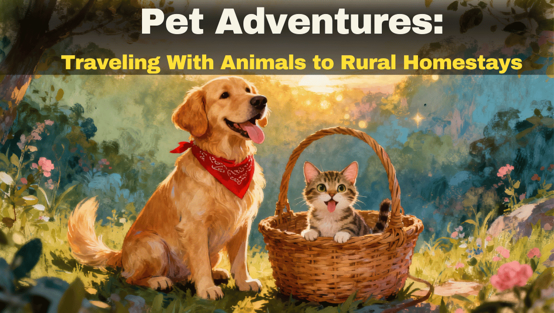 Pet Adventures: Traveling With Animals to Rural Homestays