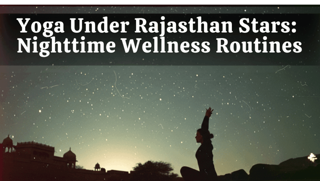 Yoga Under Rajasthan Stars: Nighttime Wellness Routines 