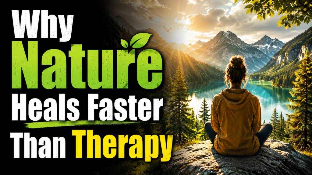 Why Nature Heals Faster Than Therapy