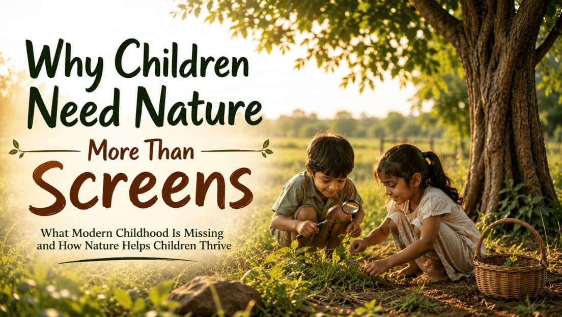 Why Children Need Nature More Than Screens