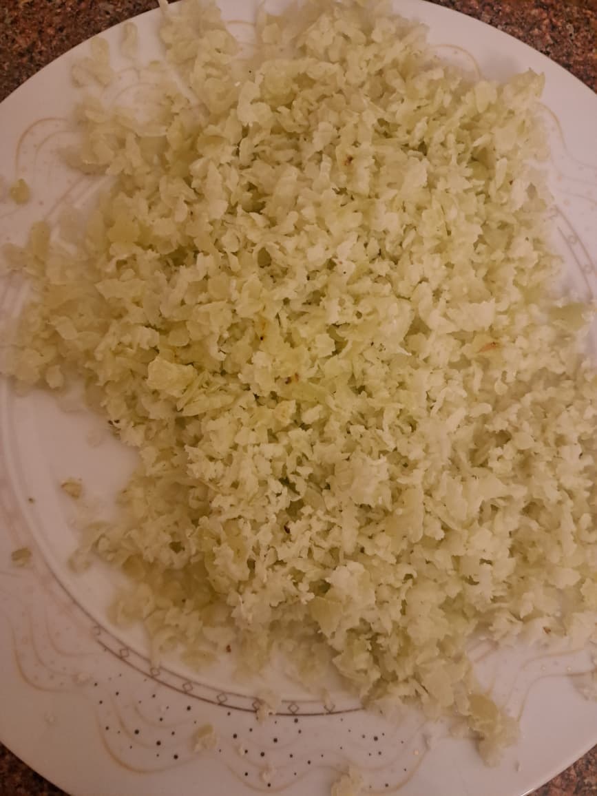 Grated fresh Amla ready for cooking